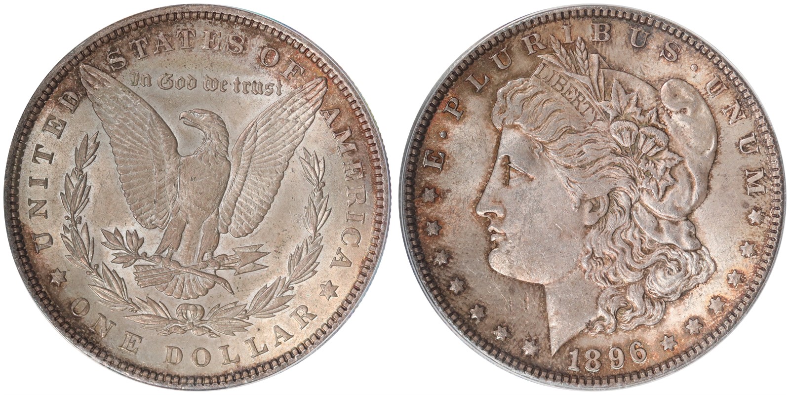 USA. Dollar. 1896. ANACS AU58.