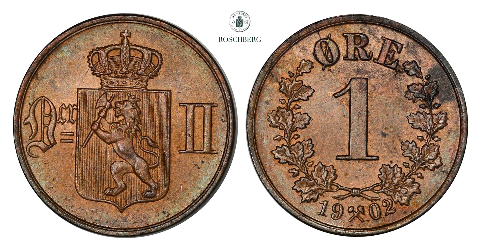 1 Øre 1902 Kv 0 (UNC)