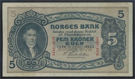 5 Kroner 1932-2932 Kv 01