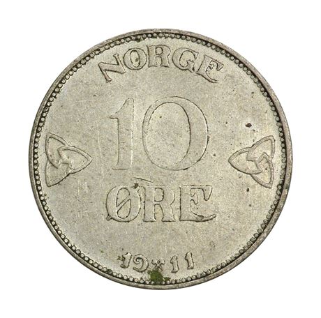 10 Øre 1911 Kv 01