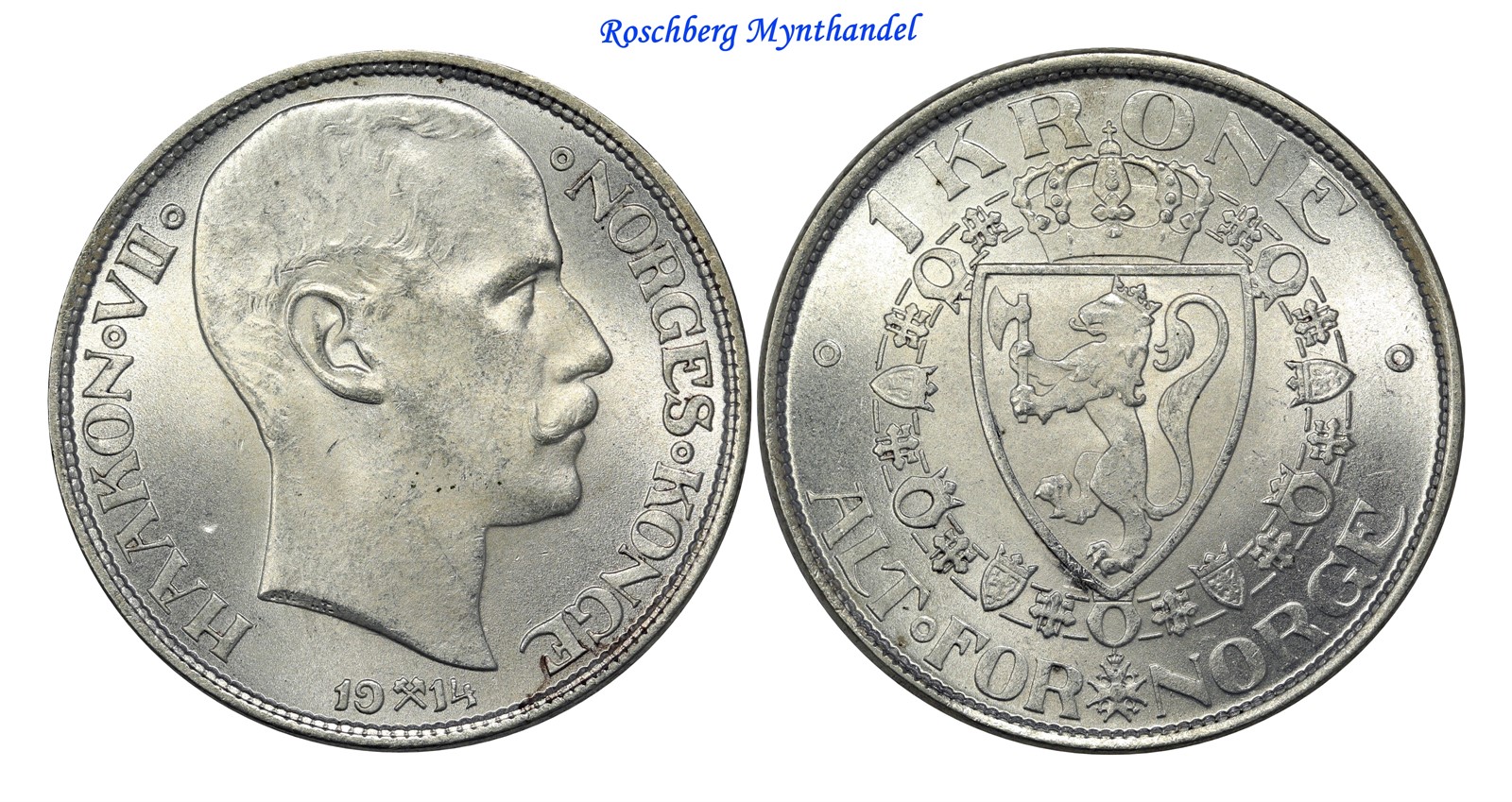 1 Krone 1914 Kv 0 (UNC)