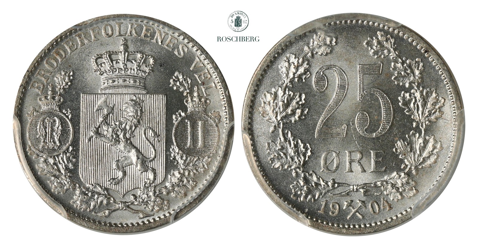 25 Øre 1904 PCGS MS66