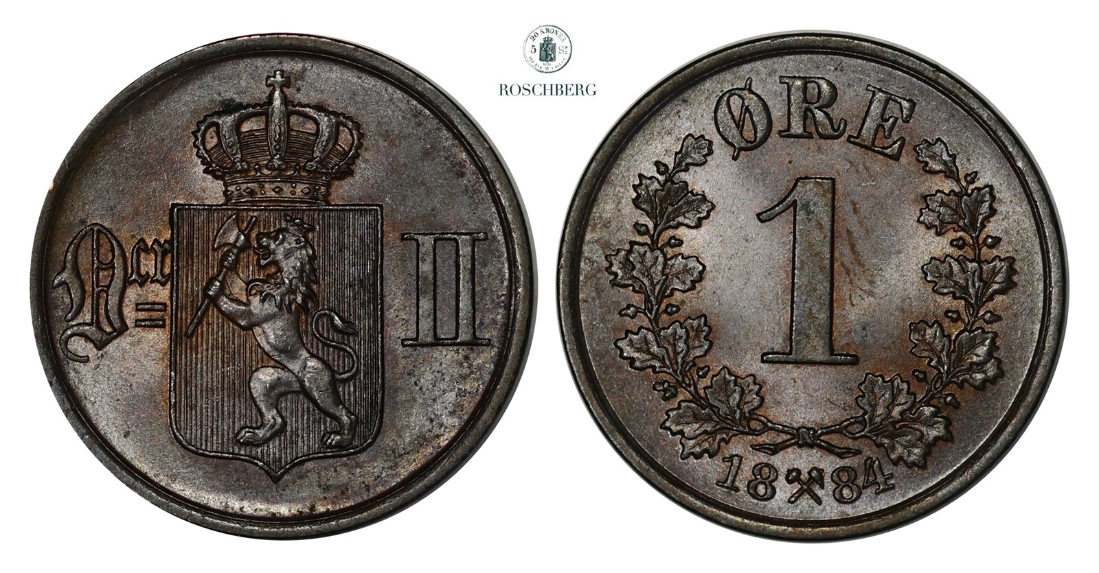 1 Øre 1884 Kv 0 (UNC)