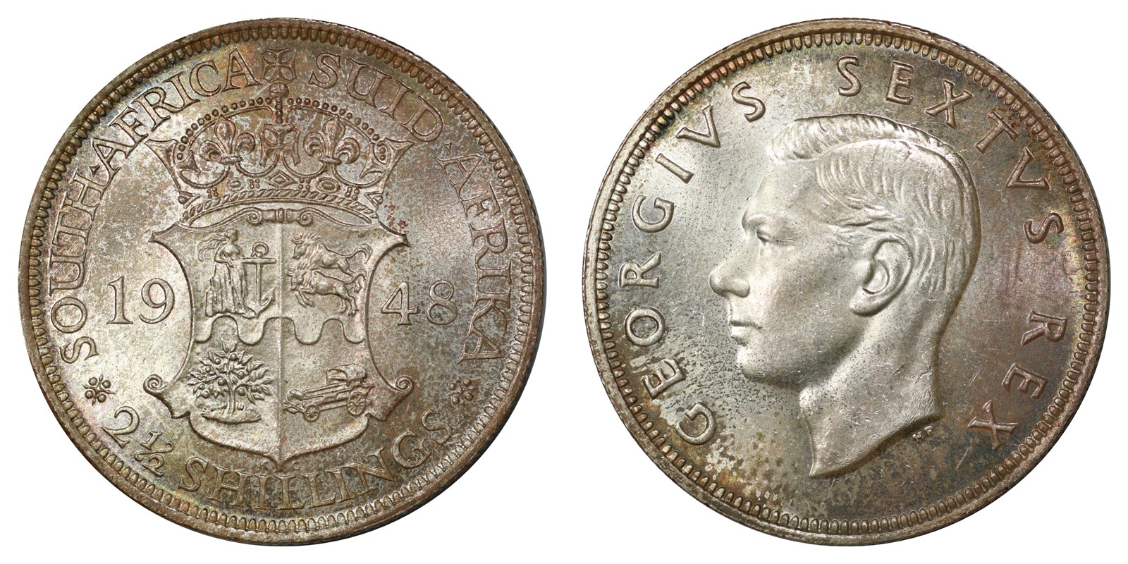 South Africa- George VI - 2 Shillings 1948 - Proof *