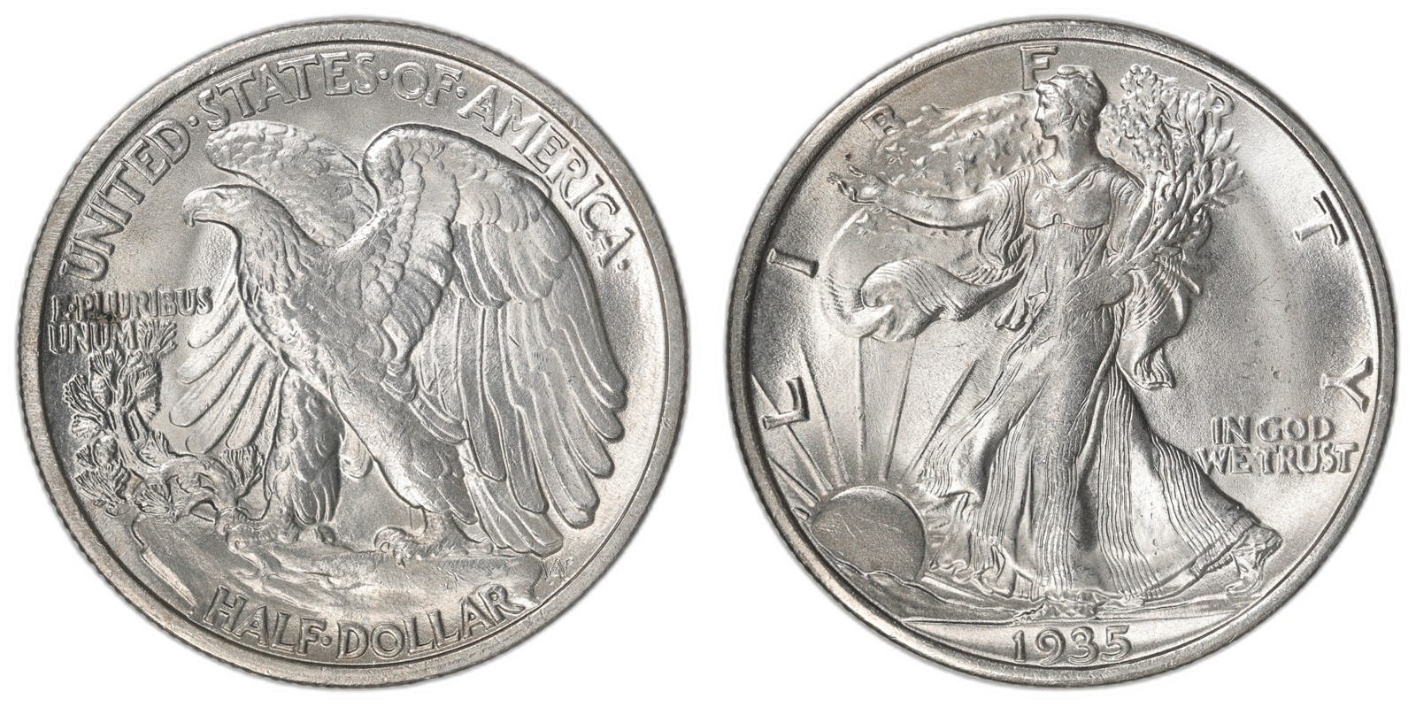 USA. 50 Cents (half Dollar). 1935. UNC.