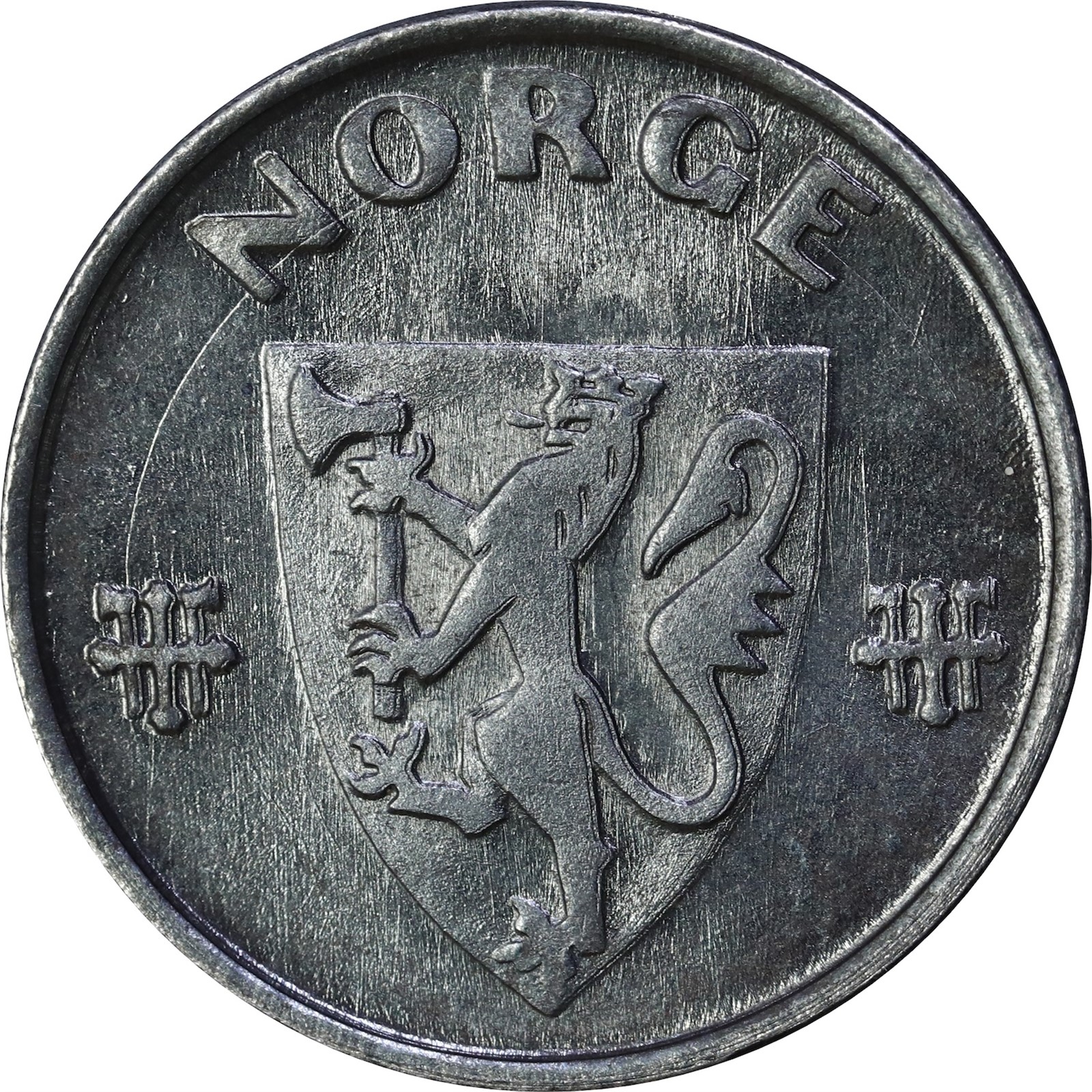 NORWAY. Haakon VII. 5 Øre 1942 Kv 0 (Choice)