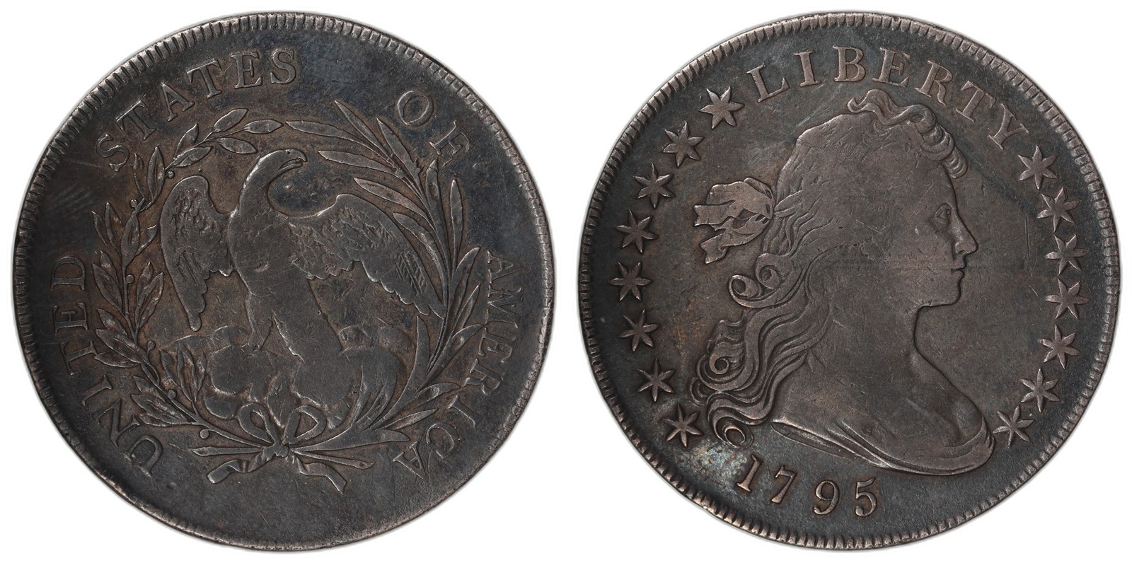 USA. Dollar. 1795. F.