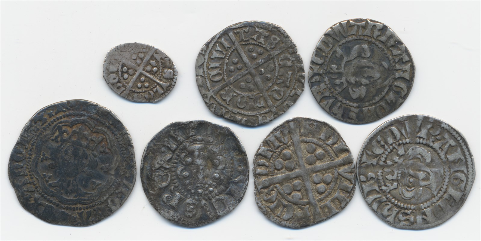 GREAT BRITAIN. Small lot medieval hammered pennies. F-VF.