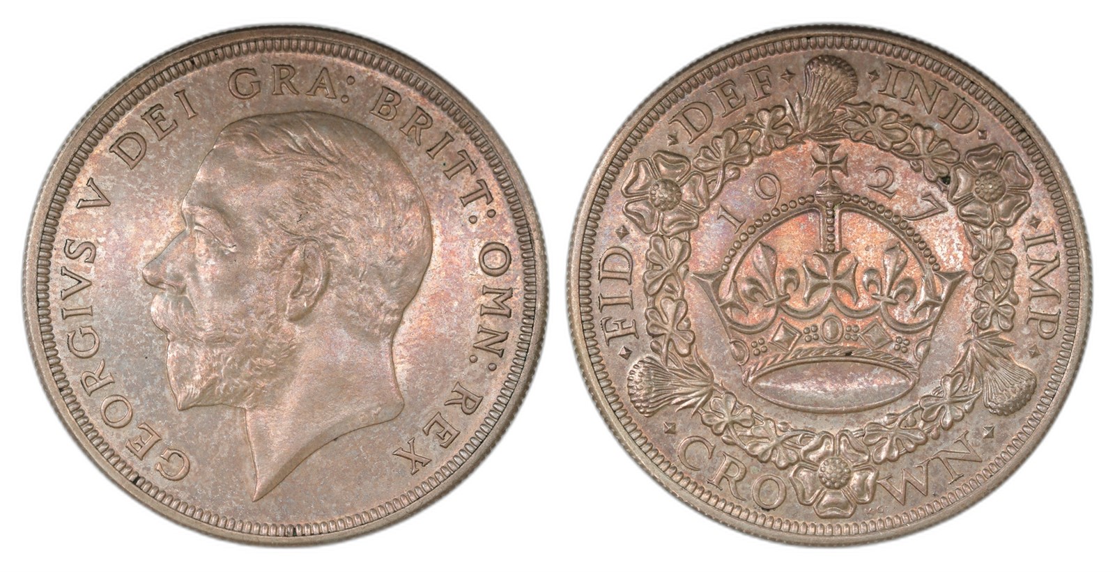 Great Britain. George V. Crown 1927. Kv Proof.