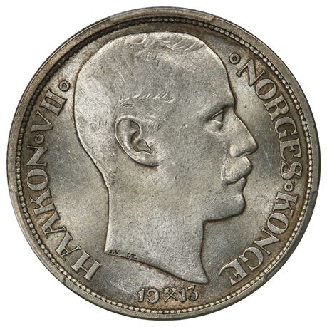 1 Krone 1913 Kv 0, PCGS MS64