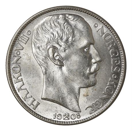 1 Krone 1908 Plate Kv 0/01
