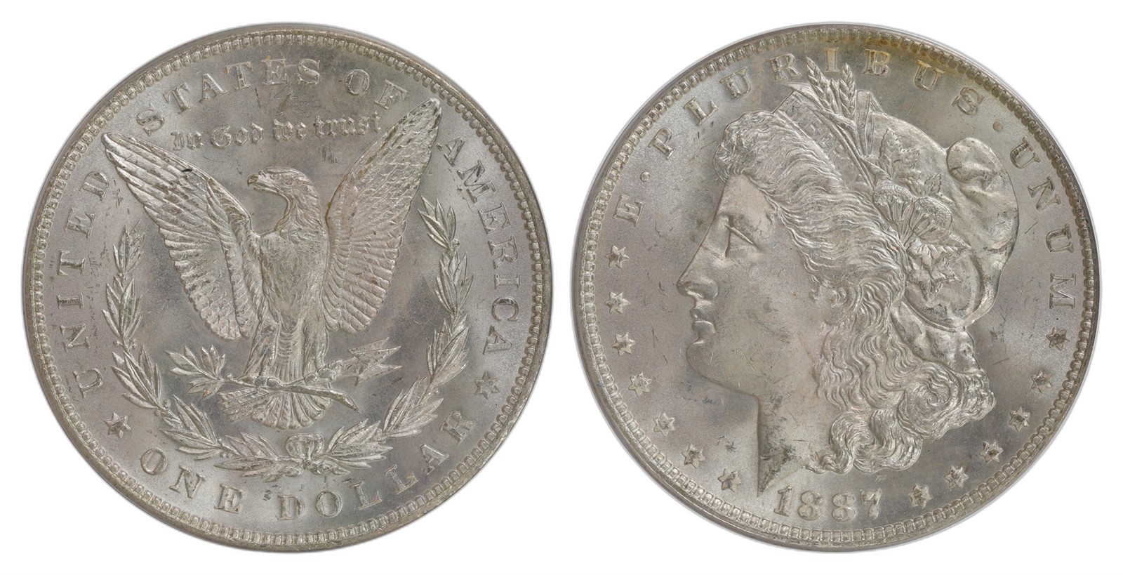 USA. Republic. Morgan Dollar 1887. Kv PCGS MS65.