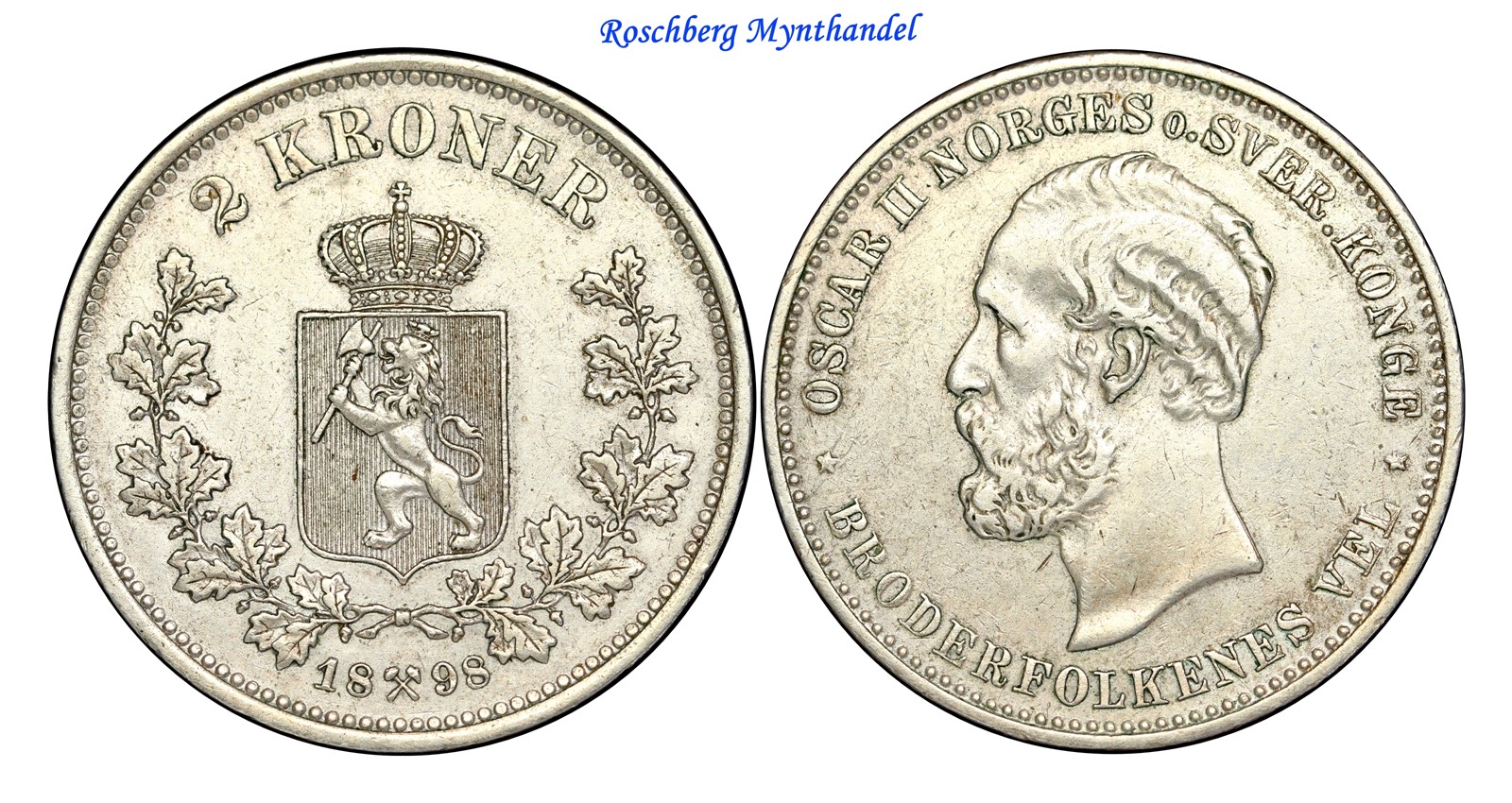 2 Kroner 1898 Kv 1+/01 (AU)