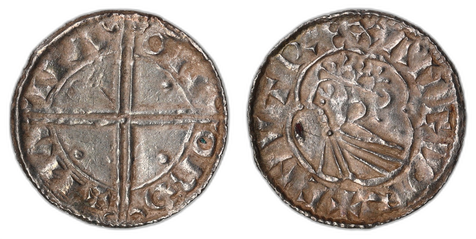 GREAT BRITAIN. Cnut. Penny. ND. XF.
