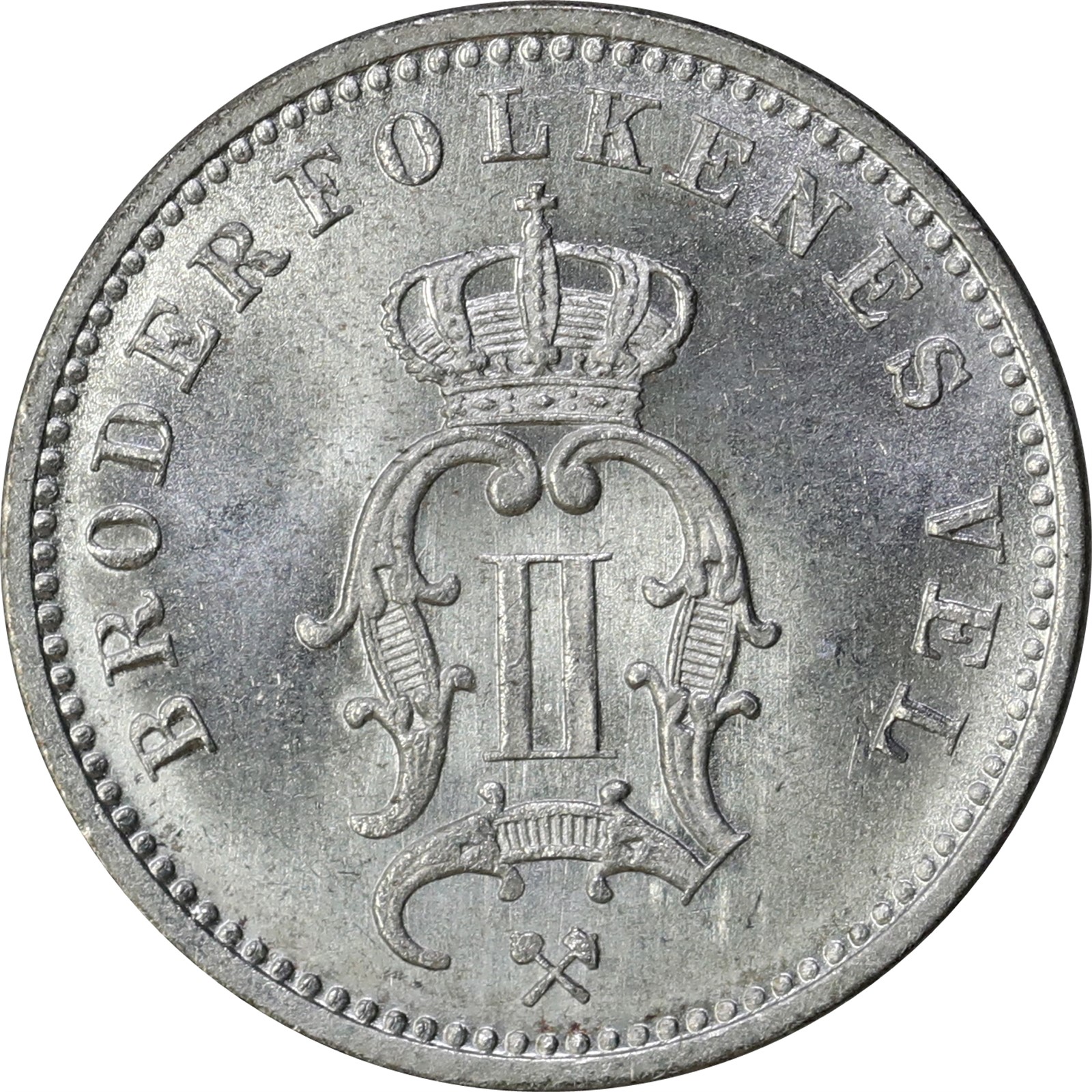 NORWAY. Oscar II. 10 Øre 1899 Kv 0 (UNC)