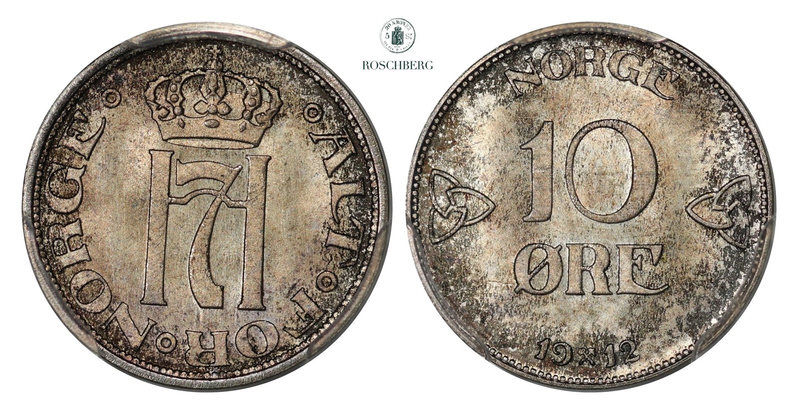 10 Øre 1912 PCGS MS67 TOP POP