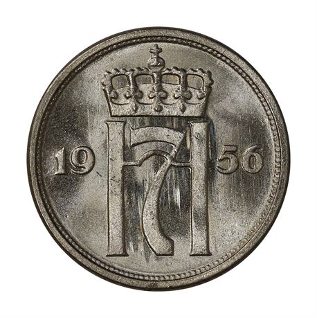 10 Øre 1956 kv 0