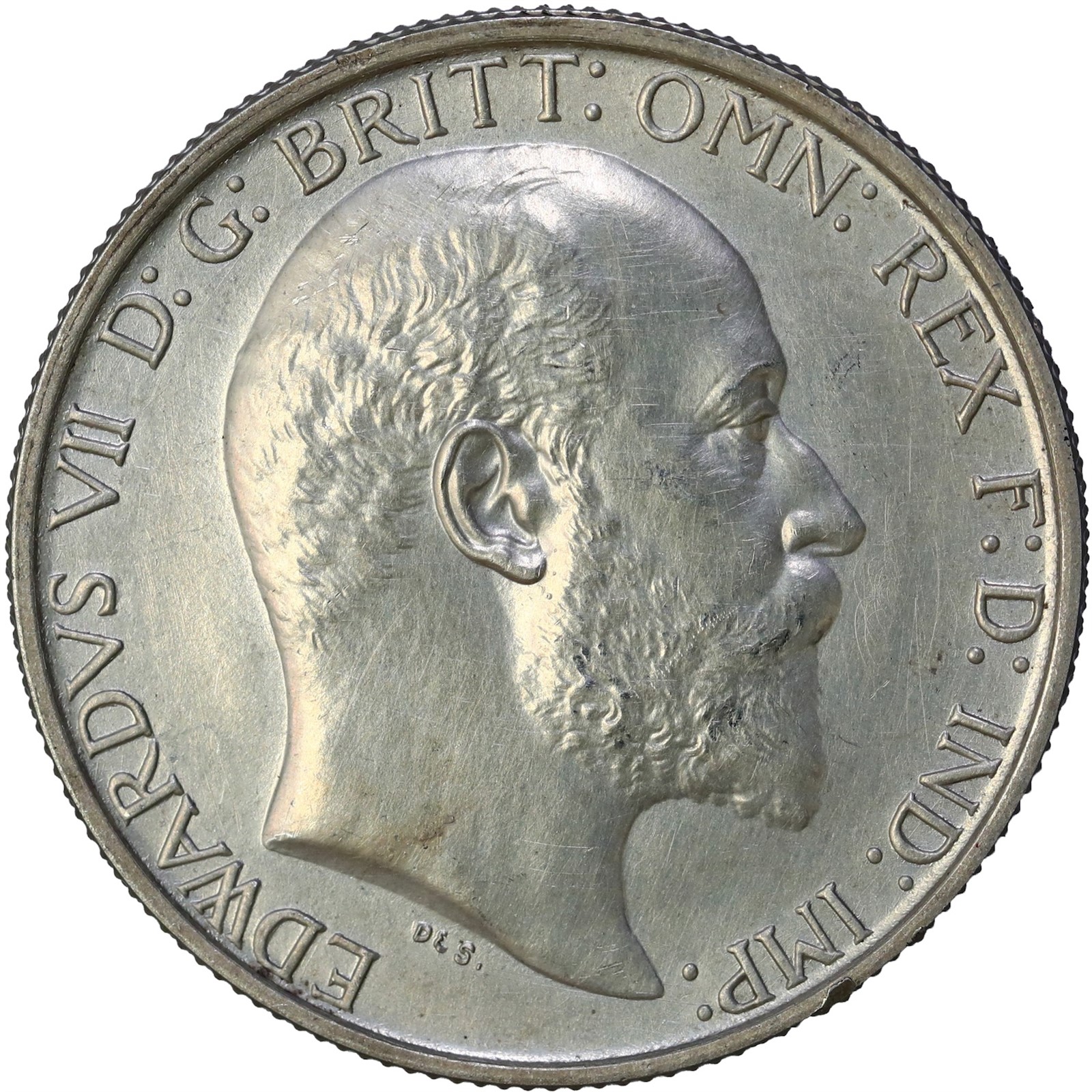 GREAT BRITAIN. Edward VII. Florin 1902 Proof Matte