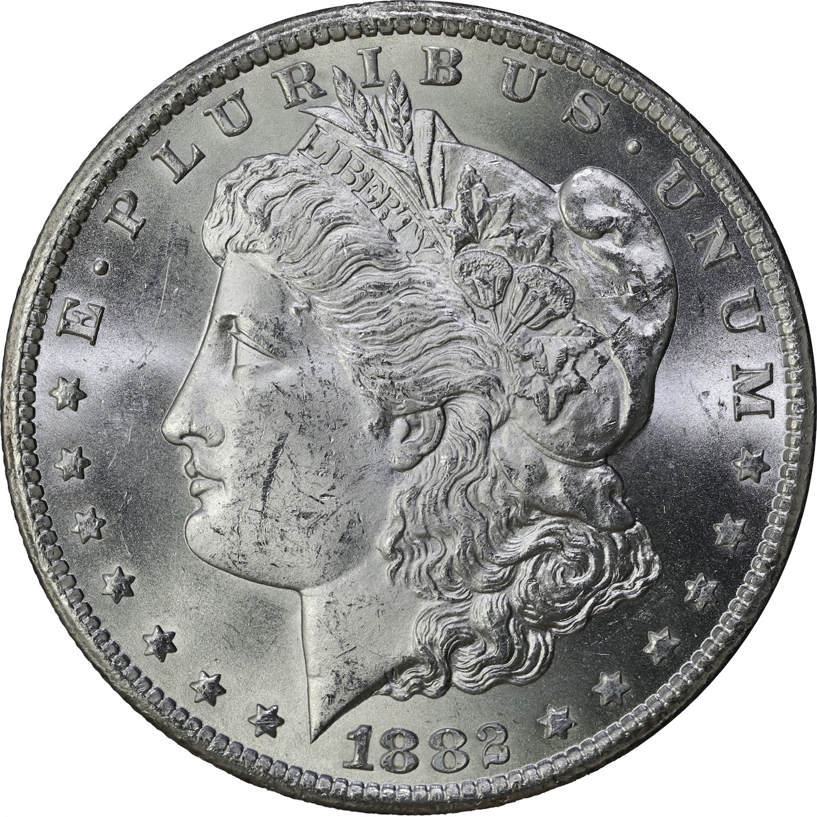 USA. Morgan Silver Dollar 1882-CC UNC
