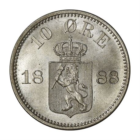 10 Øre 1888 Kv 0