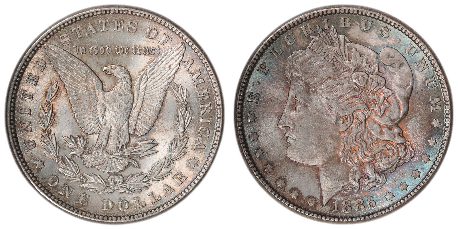 USA. Dollar. 1885. UNC.