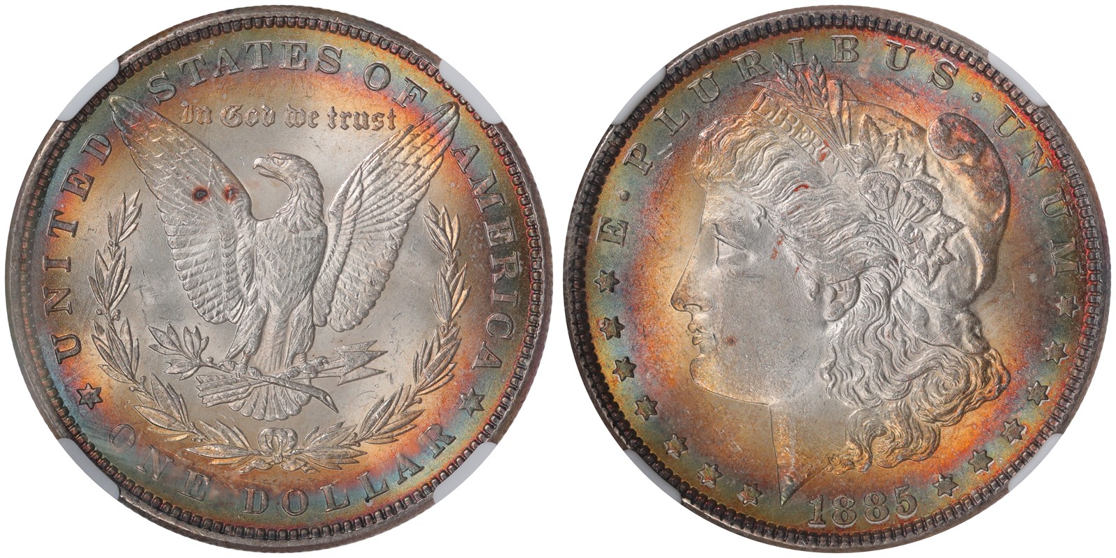 USA. Dollar. 1885. MS64.