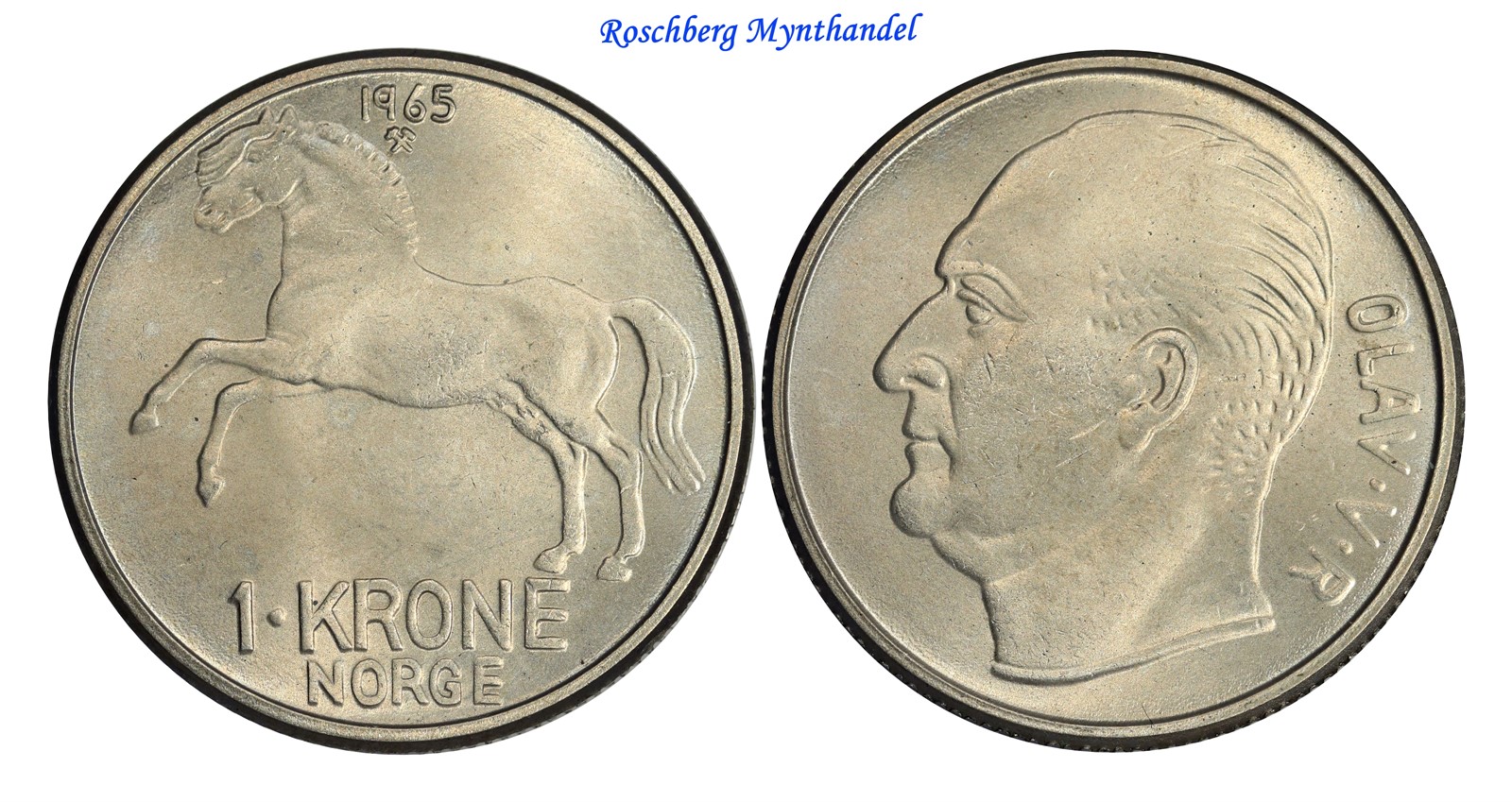 1 Krone 1965 Kv  0 (UNC)