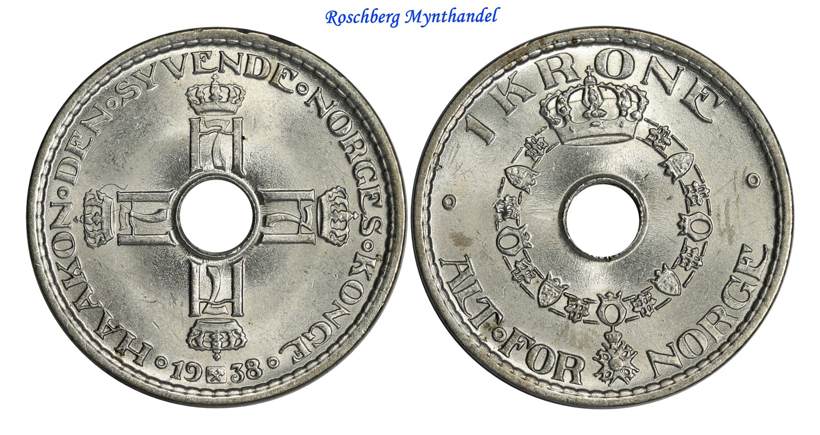 1 Krone 1938 Kv 0 (UNC)
