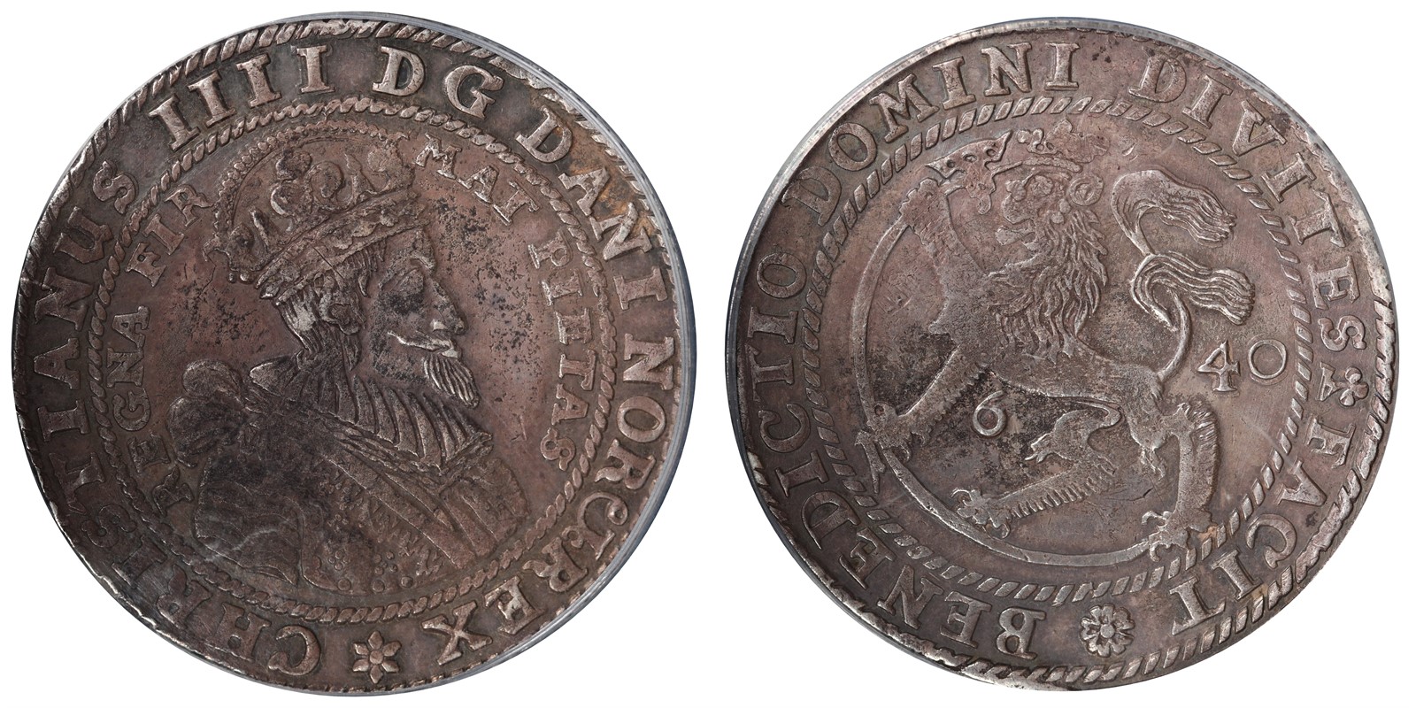 NORWAY. Christian IV. 1 Speciedaler 1640. PCGS AU-Details.