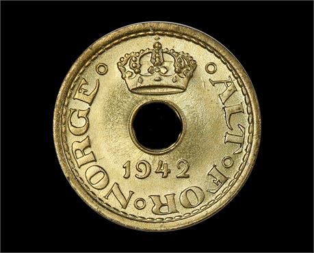 10 Øre 1942 London Kv 0