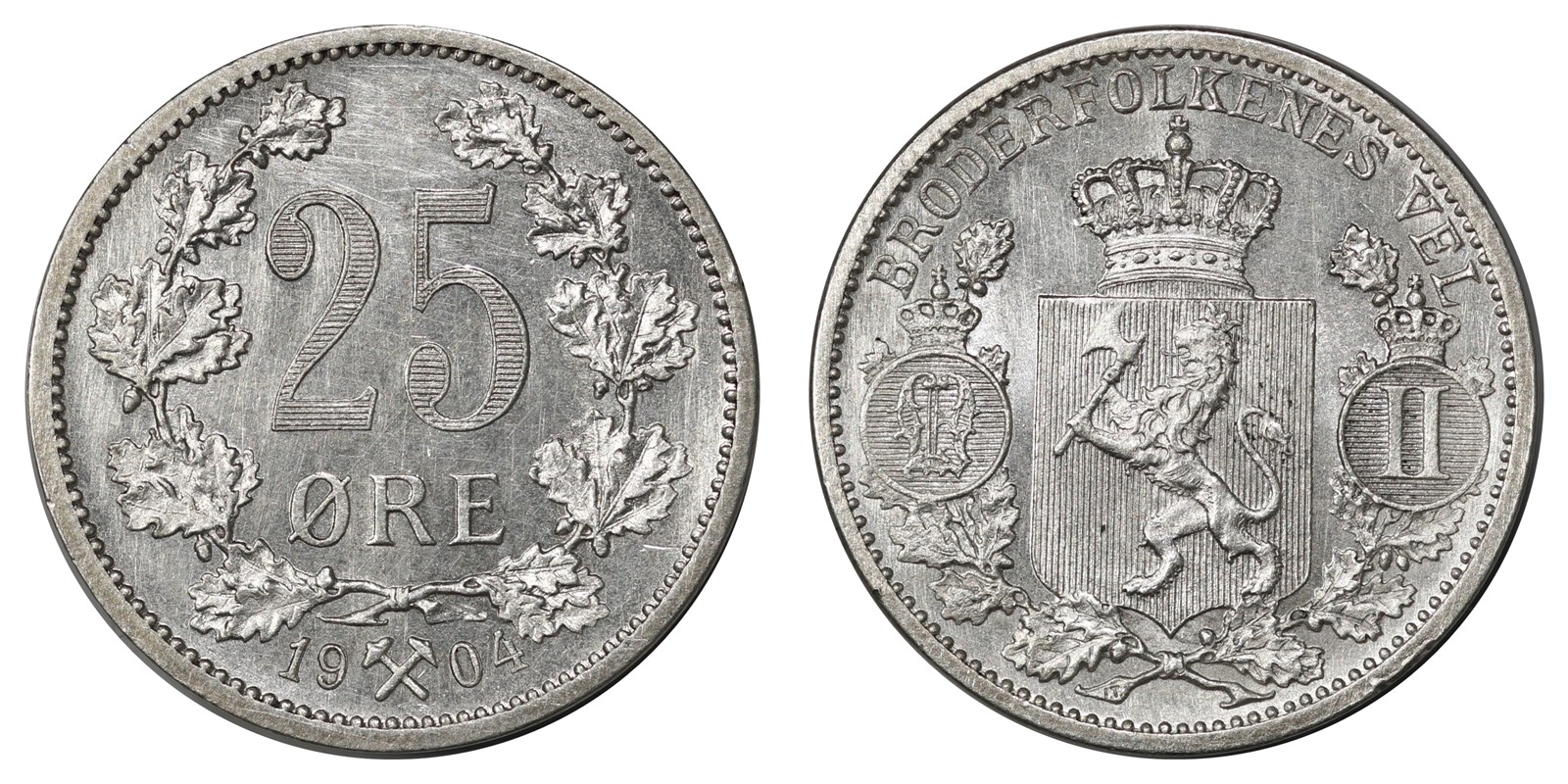 25 Øre 1904 Kv 0 *