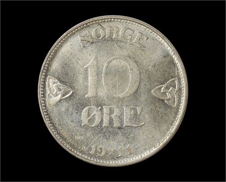10 øre 1911 Kv 0