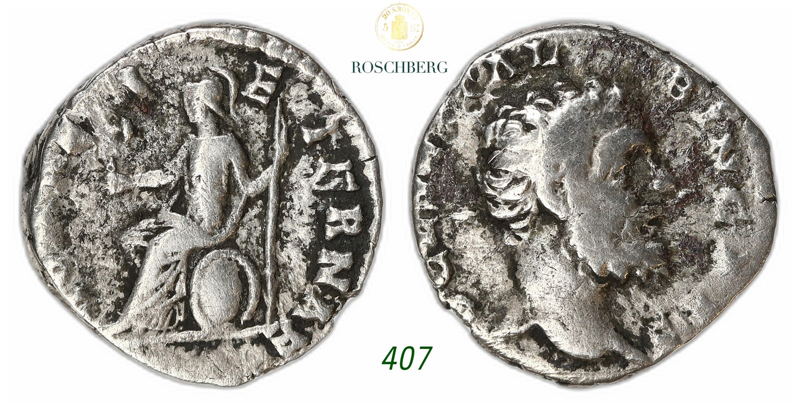 ANCIENTS, Rome. Clodius Albinus. AR Denar 193-195.