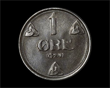 1 Øre 1941 Jern Kv 0