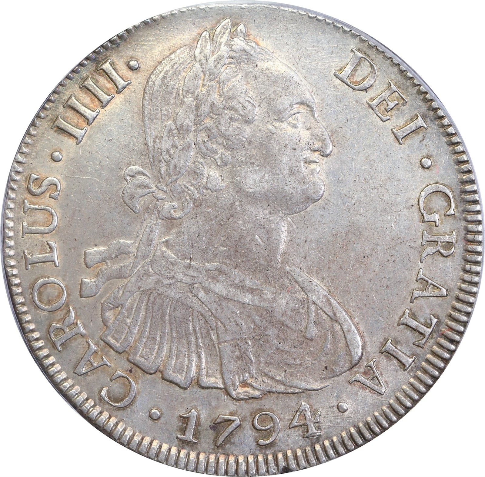 BOLIVIA. Charles IV. 8 Reales 1794-PTS PR PCGS Genuine