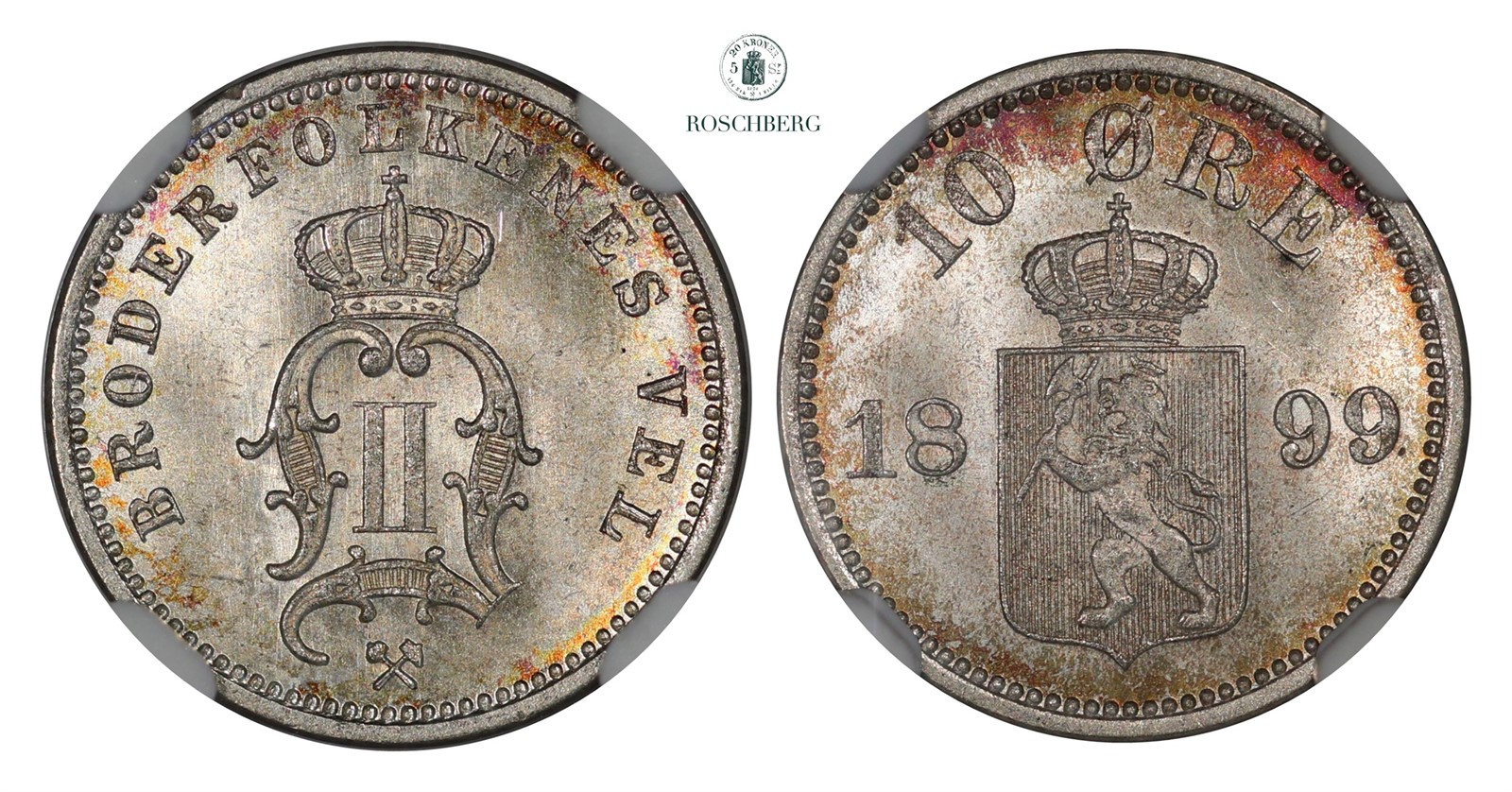 10 Øre 1899 NGC MS66