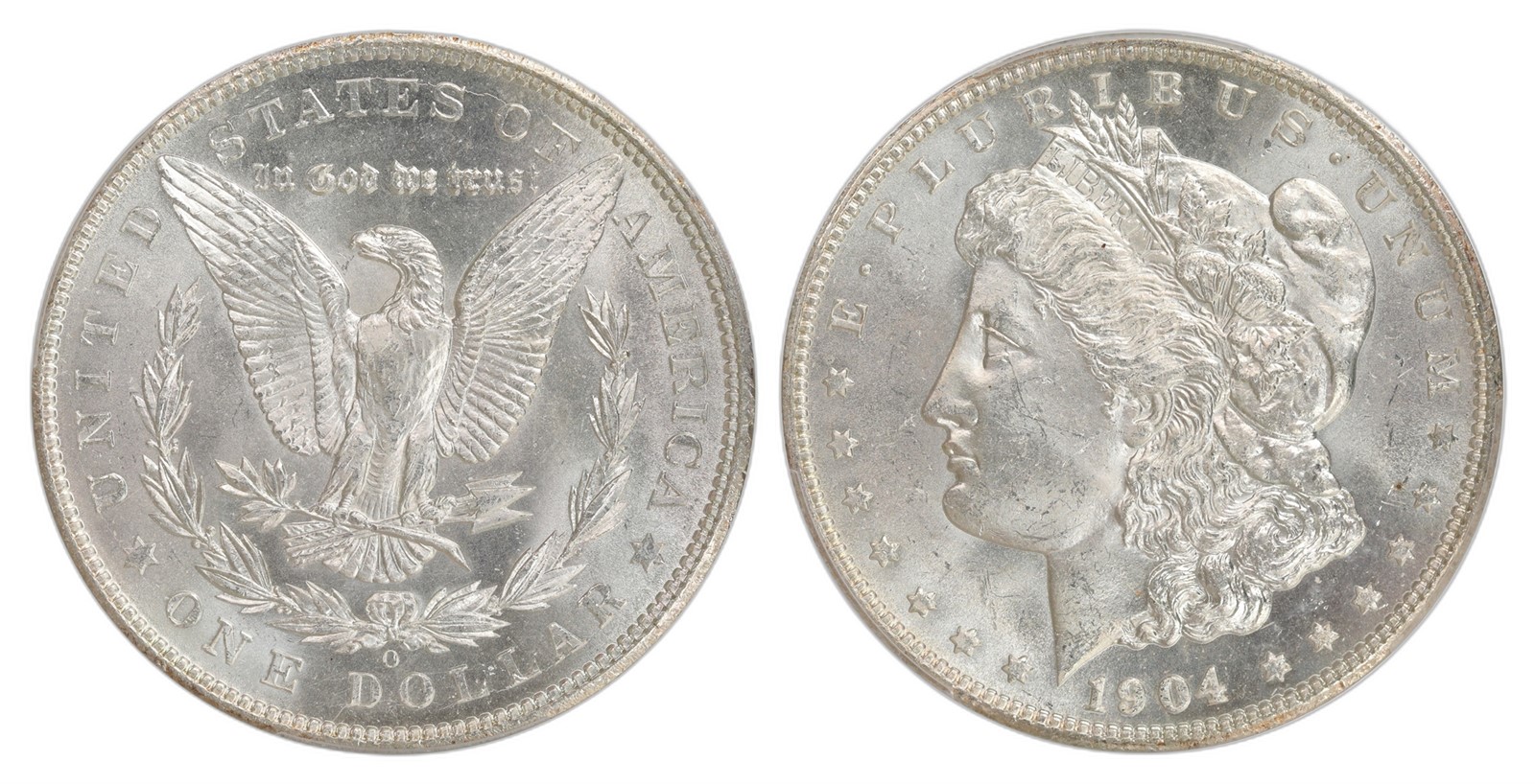 USA. Republic. Morgan Dollar 1904-O. Kv PCGS MS63.