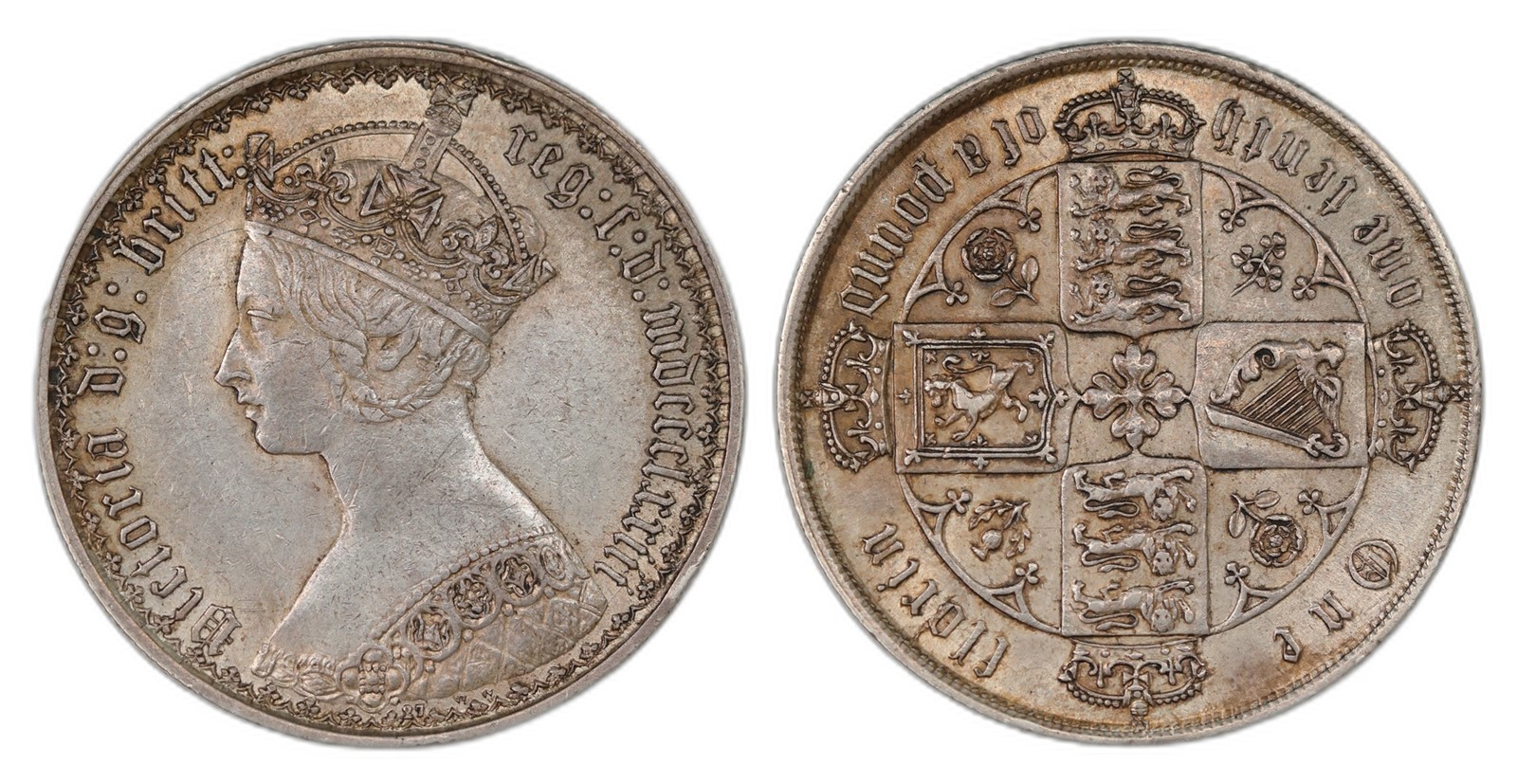Great Britain. Victoria. Florin 1873. Kv XF.