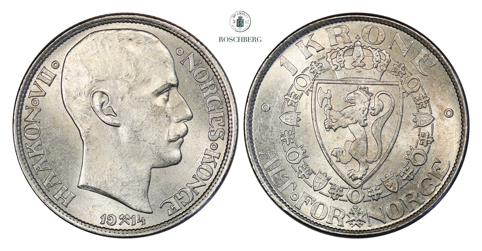 1 Krone 1914 Kv 0 (UNC)