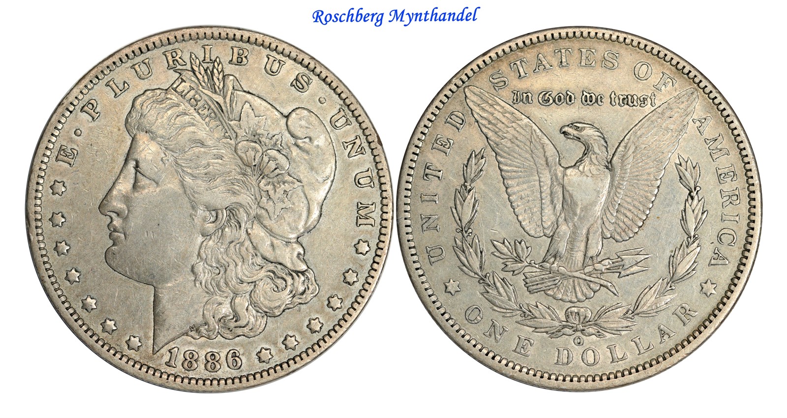 USA Morgan Dollar 1886 O XF