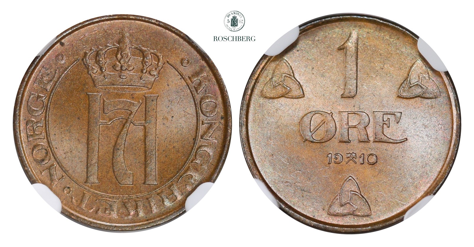 1 Øre 1910 NGC MS64BN