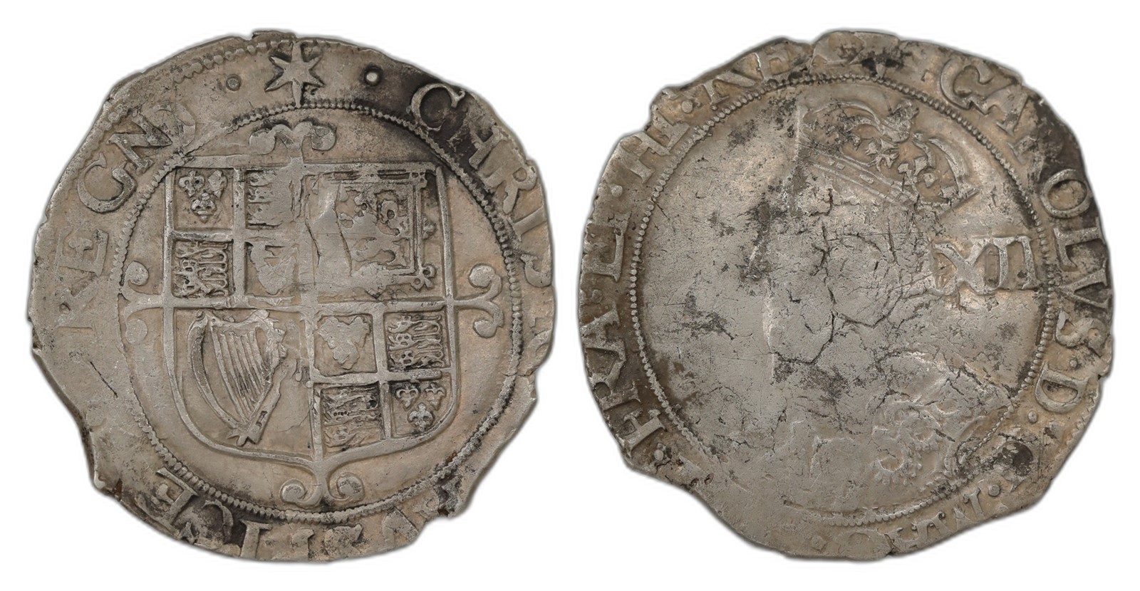 Great Britain. Charles I. Shilling 1642-49. Kv VG.
