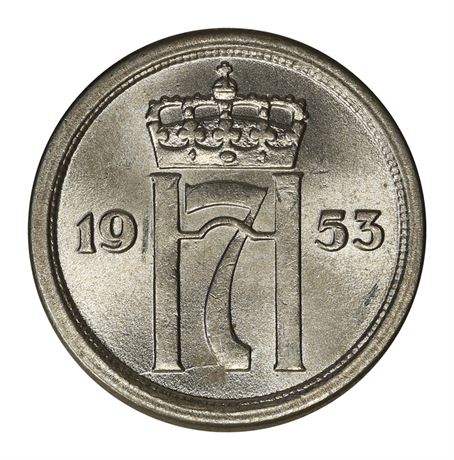 25 Øre 1953 Kv 0