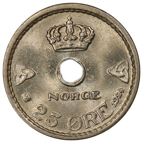 25 Øre 1924 Kv 0