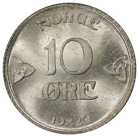 10 Øre 1920 Kv 0