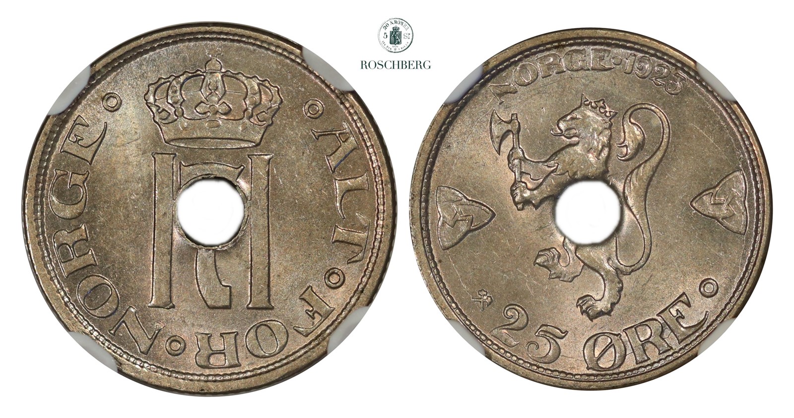 25 Øre 1923 NGC MS64