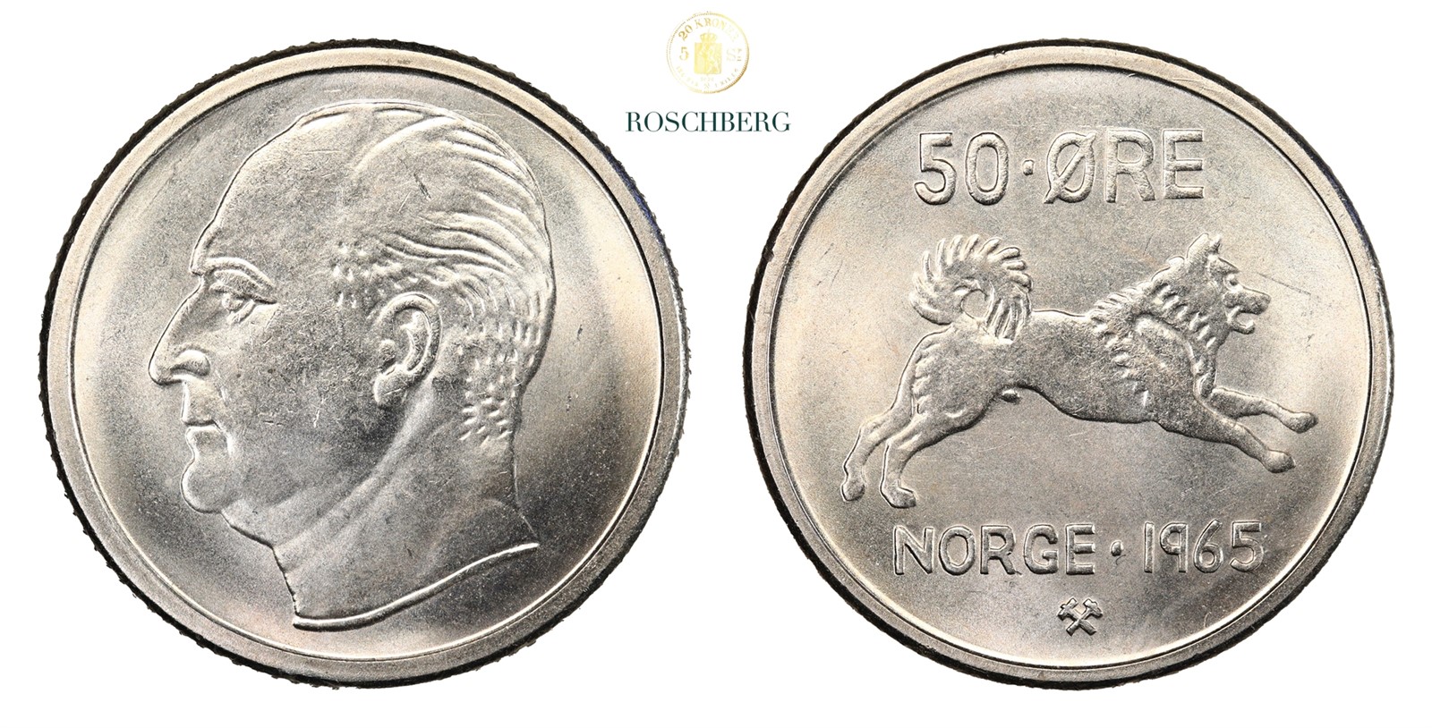 Norge 50 Øre 1965 Kv 0