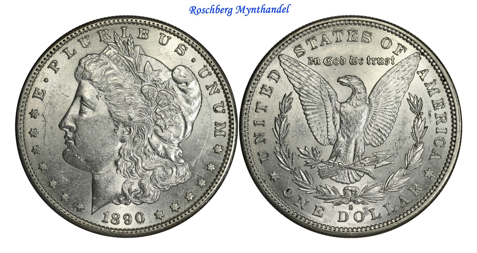 USA Morgan Dollar 1890 S UNC