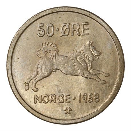 50 Øre 1958 Kv 0