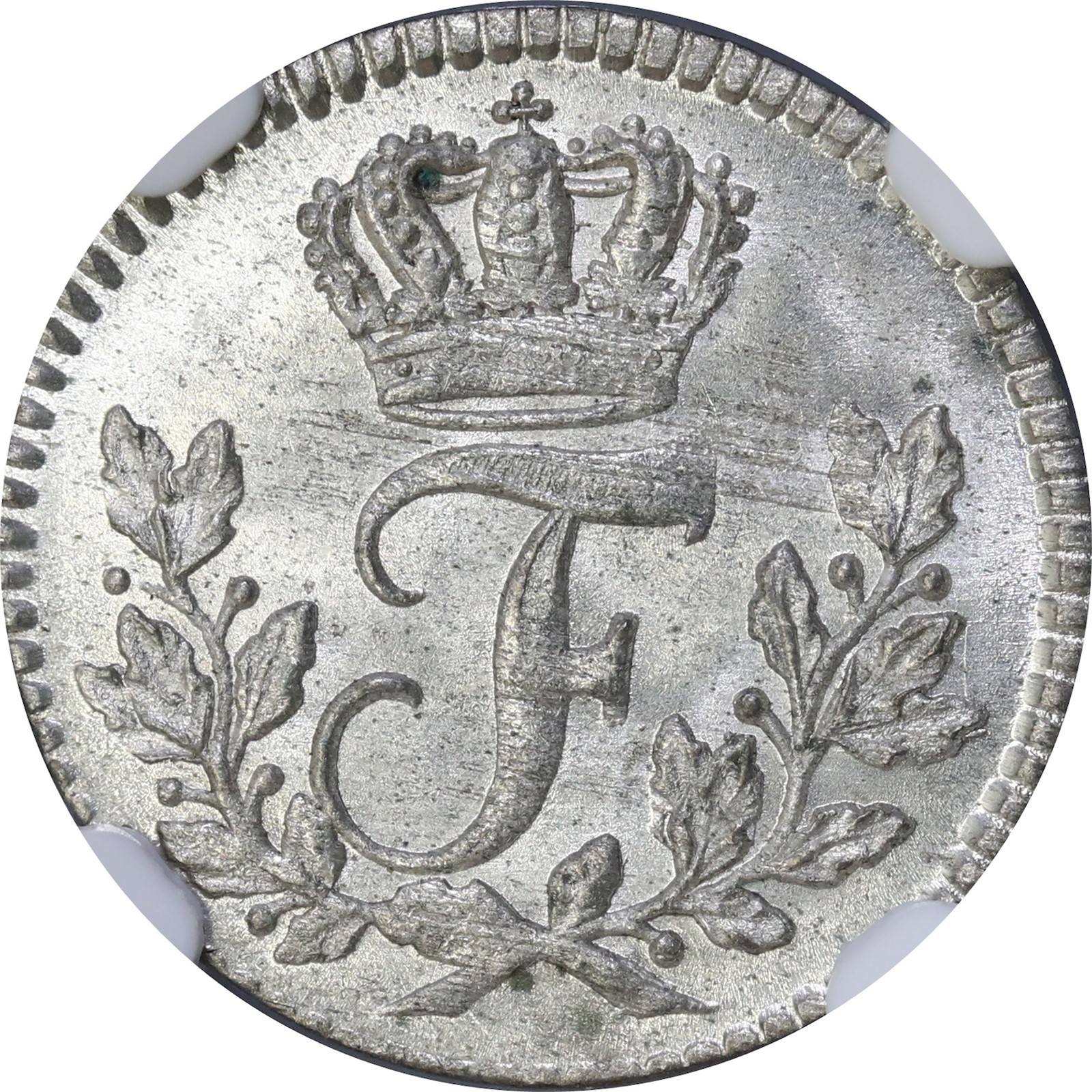 SWEDEN. Frederik I. 1 Öre 1734 NGC MS65.